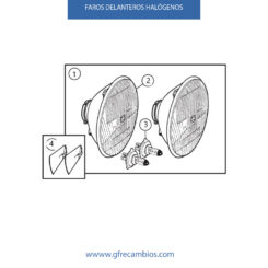 FAROS DELANTEROS HALÓGENOS
