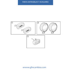 FAROS ANTINIEBLA Y AUXILIARES