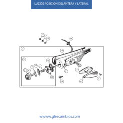 LUZ DE POSICIÓN DELANTERA Y LATERAL