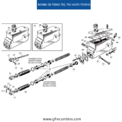 BOMBA DE FRENO TR2, TR3 hasta TS13045