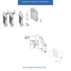 RADIADOR Y MANGUITOS DEL RADIADOR