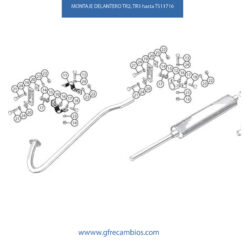 MONTAJE DELANTERO TR2, TR3 hasta TS11716