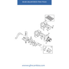 BUJES DELANTEROS TR4A-TR250