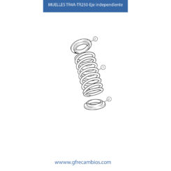 MUELLES TR4A-TR250-Eje independiente