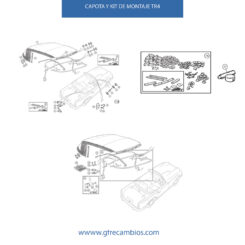 CAPOTA Y KIT DE MONTAJE TR4