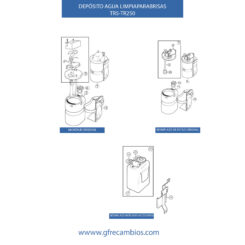 DEPÓSITO AGUA LIMPIAPARABRISAS TR5-TR250