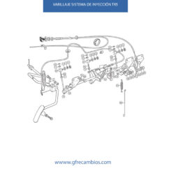 VARILLAJE DEL SISTEMA DE INYECCIÓN TR5