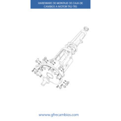 HARDWARE DE MONTAJE DE CAJA DE CAMBIOS A MOTOR TR2-TR5