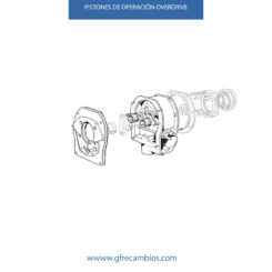 PISTONES DE OPERACIÓN-OVERDRIVE