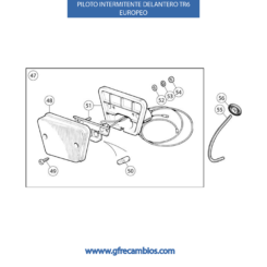 PILOTO INTERMITENTE DELANTERO TR6 EUROPEO