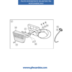 PILOTO INTERMITENTE DELANTERO TR6 NORTEAMERICANO