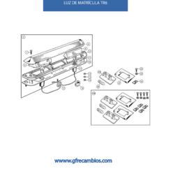 LUZ DE MATRÍCULA TR6