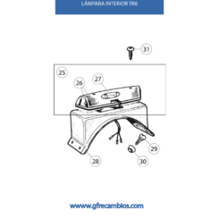 LÁMPARA INTERIOR TR6