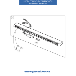 LUZ DE CONTROL DE CALEFACCIÓN TR6