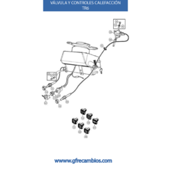 VÁLVULA Y CONTROLES DE CALEFACCIÓN TR6