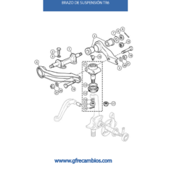 BRAZO DE SUSPENSIÓN TR6