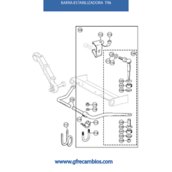 BARRA ESTABILIZADORA TR6