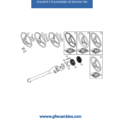 VOLANTES Y PULSADORES DE BOCINA TR6