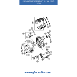 FRENOS TRASEROS MIDGET III-1500 (1967-1979)