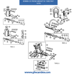 BOMBA DE FRENO MIDGET III-1500(1967-1979)