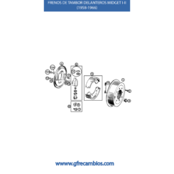 FRENOS DE TAMBOR MIDGET I-II(1958-1966)