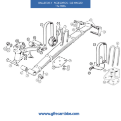 BALLESTAS Y ACCESORIOS-Eje macizo TR2-TR4